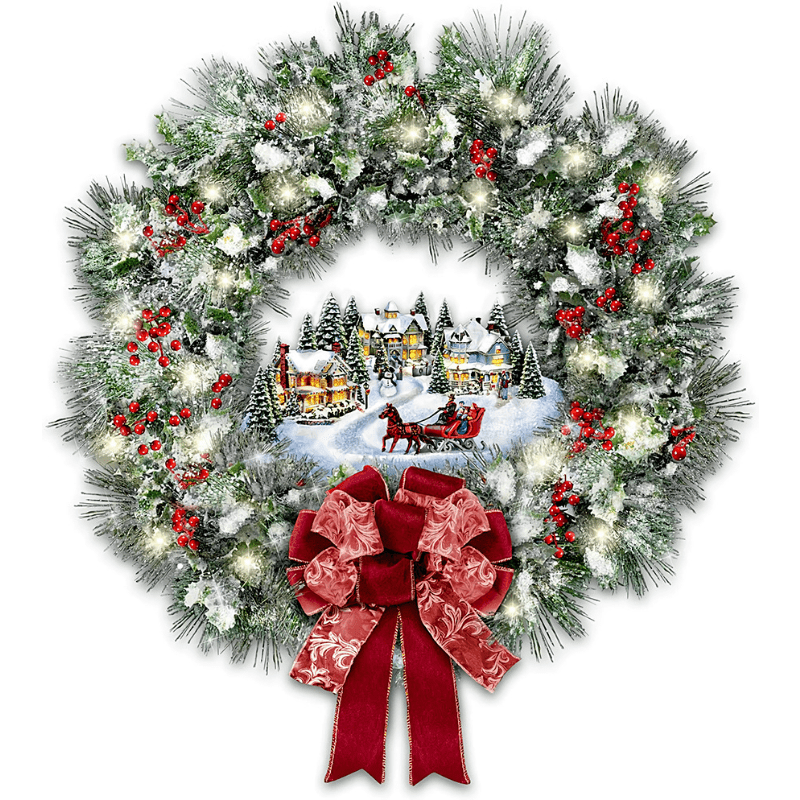 1pc Christmas Ring Stickers PVC Wall Stickers Self Adhesive For Glass Windows
