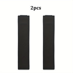 Adjustable Elastic Band Pen Holder for Planner Notebook - Faux Leather