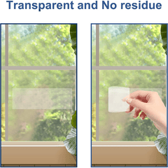 20pcs Clear Window Fly Traps Sticky Indoor House Fly Trap Catcher Paper