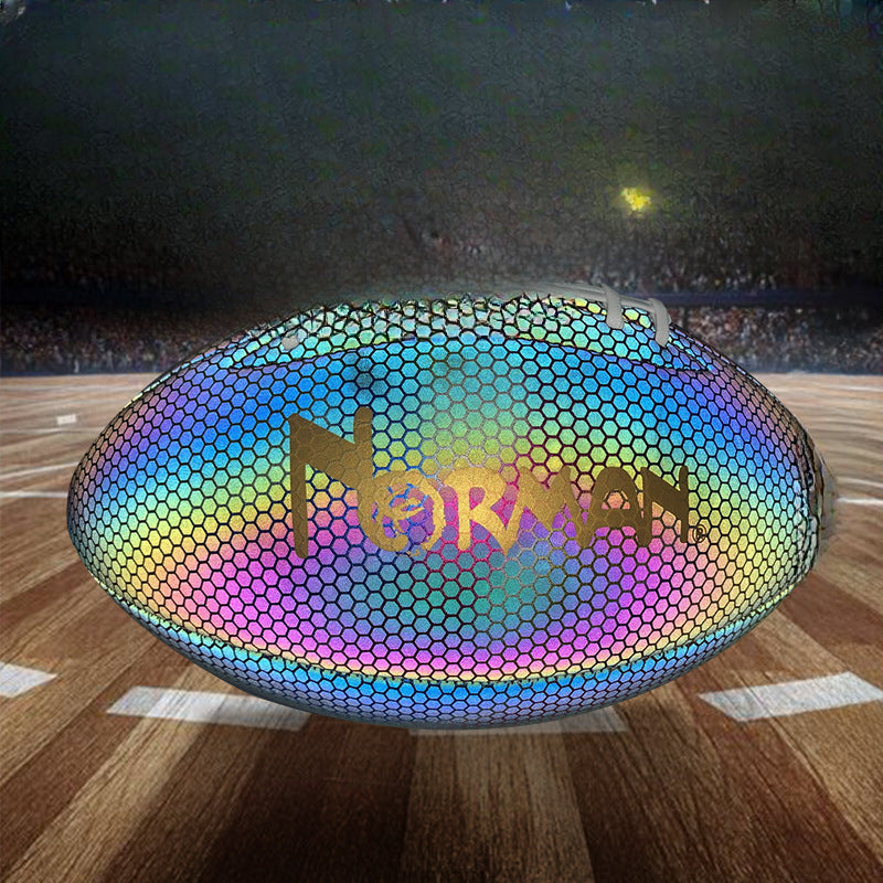 PU Reflective Football for Night Games & Training - Glows in Dark