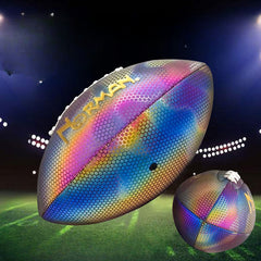 PU Reflective Football for Night Games & Training - Glows in Dark