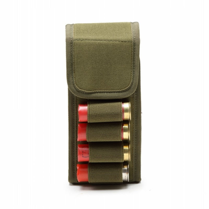 Tactical Molle Magazine Pouch 16 Round 12 Gauge 12GA Ammo Shells Holder