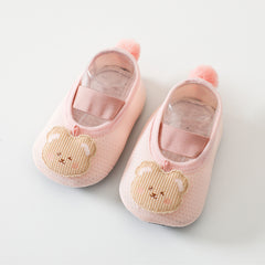 Baby Boys Cartoon Bear Floor Socks Non-slip Shoes Toddlers Children's Socks