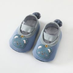 Baby Boys Cartoon Bear Floor Socks Non-slip Shoes Toddlers Children's Socks