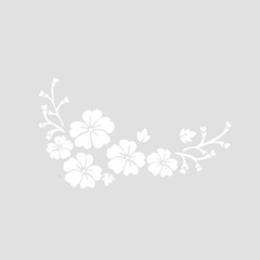 Reflective Flower Blossom Car Decal