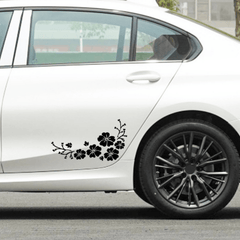 Reflective Flower Blossom Car Decal