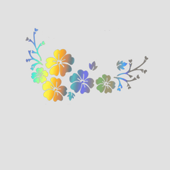 Reflective Flower Blossom Car Decal