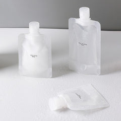 10pcs Portable Makeup Packing Bag with Flip Cap 30 50 100ml