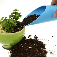 Soil Plastic Spade Shovel Cup Succulent DIY Bonsai Plant Helper Garden Tool