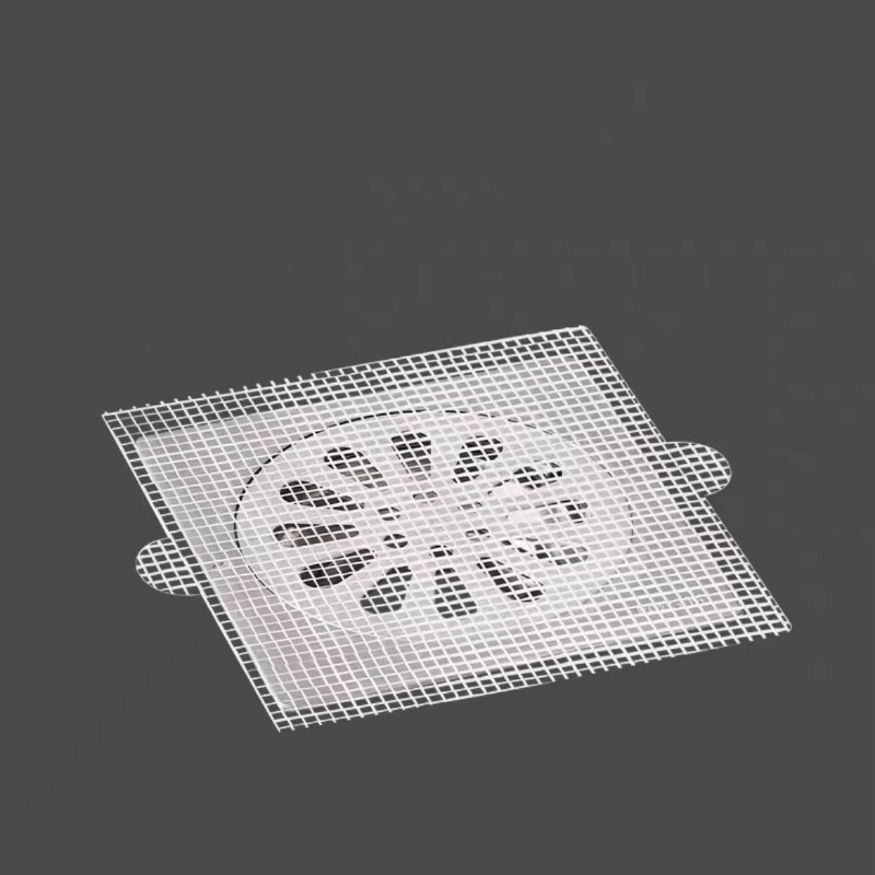 20pcs Disposable Shower Drain Hair Catcher Mesh Stickers Shower Drain Covers
