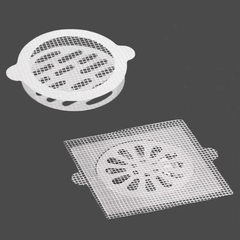 20pcs Disposable Shower Drain Hair Catcher Mesh Stickers Shower Drain Covers
