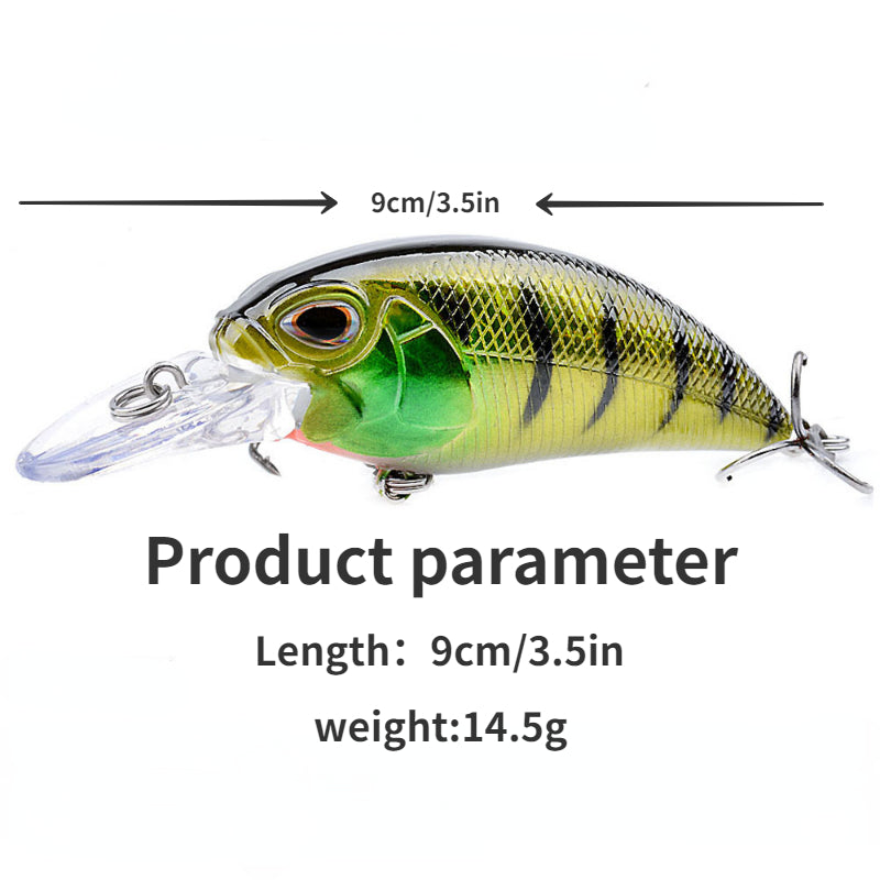 Artificial Fishing Crankbait Floating Lure Hard Bait Long Throw 14.5g
