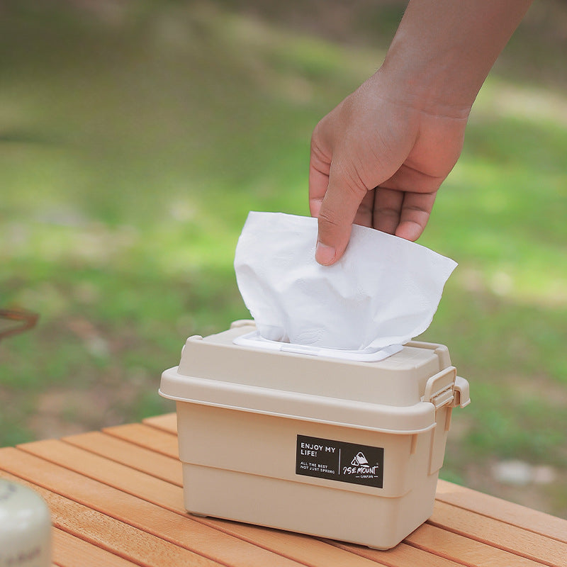 Portable Rainproof Paper Storage Box For Camping Travel