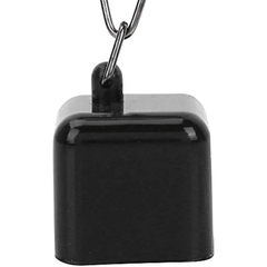 Retractable Pool Cue Chalk Holder with Key Ring