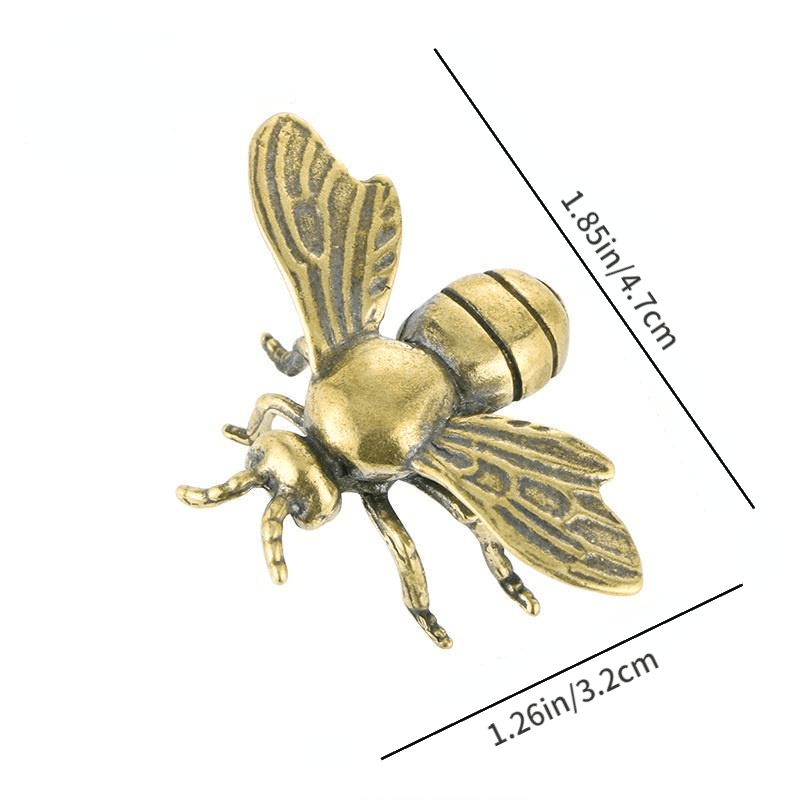Brass Bee Small Ornaments Handcrafted Desk Decoration Gift