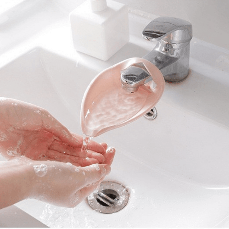 2pcs Cartoon Faucet Extender For Toddlers Sink Helper Kids Hand Washing Bathroom