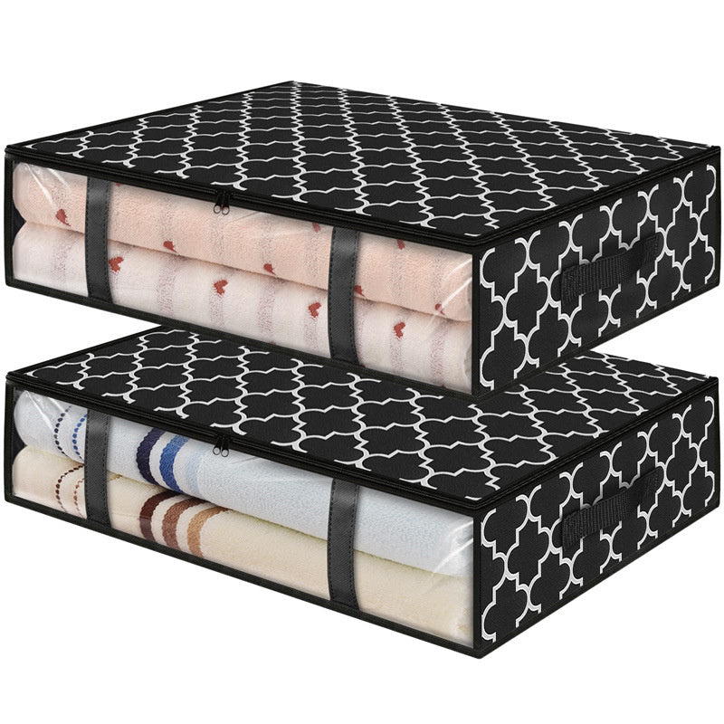 4pcs Under Bed Storage Container Foldable Breathable Storage Bag With Handle