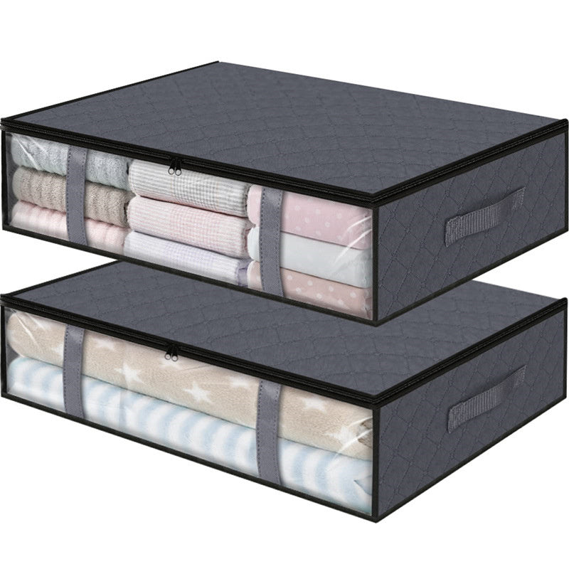 4pcs Under Bed Storage Container Foldable Breathable Storage Bag With Handle