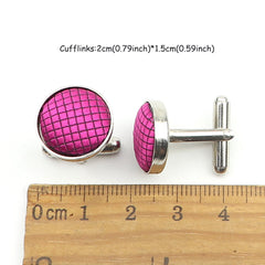 Men's Ties Bowtie & Pocket Square Handkerchief & Cufflinks Sets