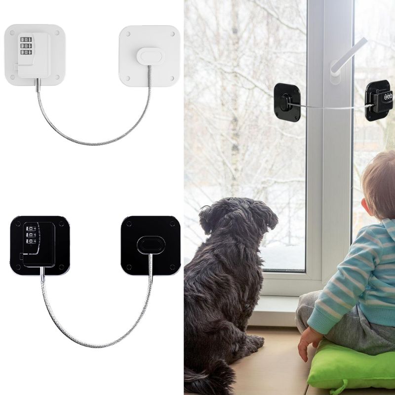 1pc Child Safety Refrigerator Lock - Window Safe Lock