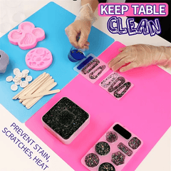 Silicone Dining Mat Portable Table Pad Outdoor Camping