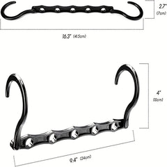 6pcs Magic Hangers Space Saving Plastic Hangers For Clothes Storage