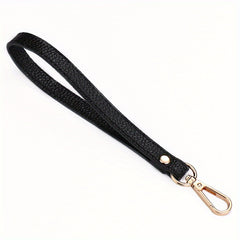 Solid Purse Wristband PU Leather Detachable Strap Replacement