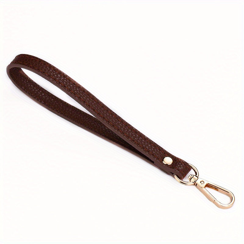 Solid Purse Wristband PU Leather Detachable Strap Replacement