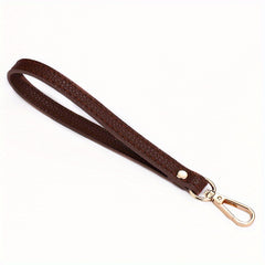 Solid Purse Wristband PU Leather Detachable Strap Replacement