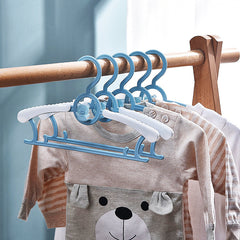 10pcs Children's Coat Rack Baby Clothes Hanger Retractable Drying Racks