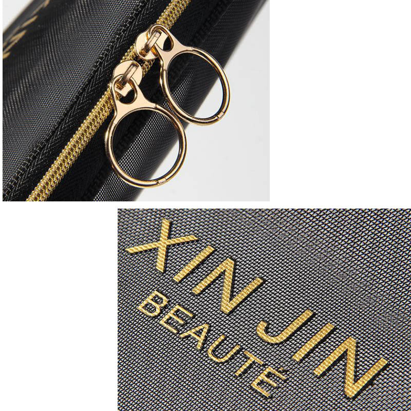 Mesh Makeup Bag Cosmetic Zipper Pouch Portable Travel Storage Bag