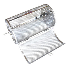 Stainless Steel Air Fryer Barbecue Basket Rotating Grill Cage Nuts Coffee Beans
