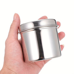 Stainless Steel Airtight Canister Coffee Caddy Flour Canister Jar