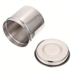 Stainless Steel Airtight Canister Coffee Caddy Flour Canister Jar