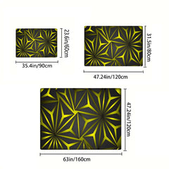 Modern Geometric Area Rug Non Silp Floor Mat