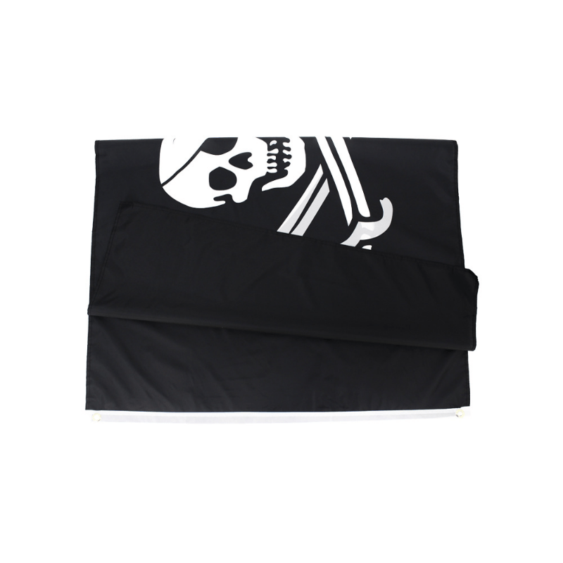 Huge Skull & Crossbones Pirate Flags - Holloween Hanging Decoration