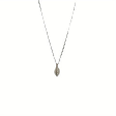 Girl's Leaf Necklace Alloy Clavicle Chain Leaf Necklace