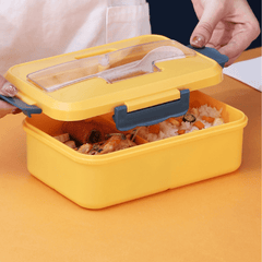 Leakproof Bento Lunch Box with Flatware for Students and Workers