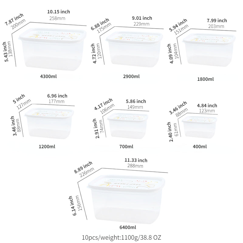 Plastic Refrigerator Storage Box Fresh Keeping Box Fruit Vegetable Crisper