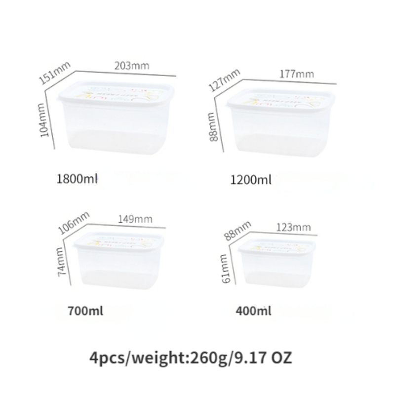 Plastic Refrigerator Storage Box Fresh Keeping Box Fruit Vegetable Crisper