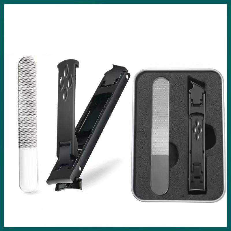 2-in-1 Nail Clipper - Fingernail & Toenail Cutter
