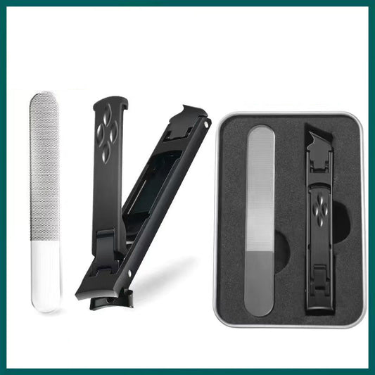 2-in-1 Nail Clipper - Fingernail & Toenail Cutter