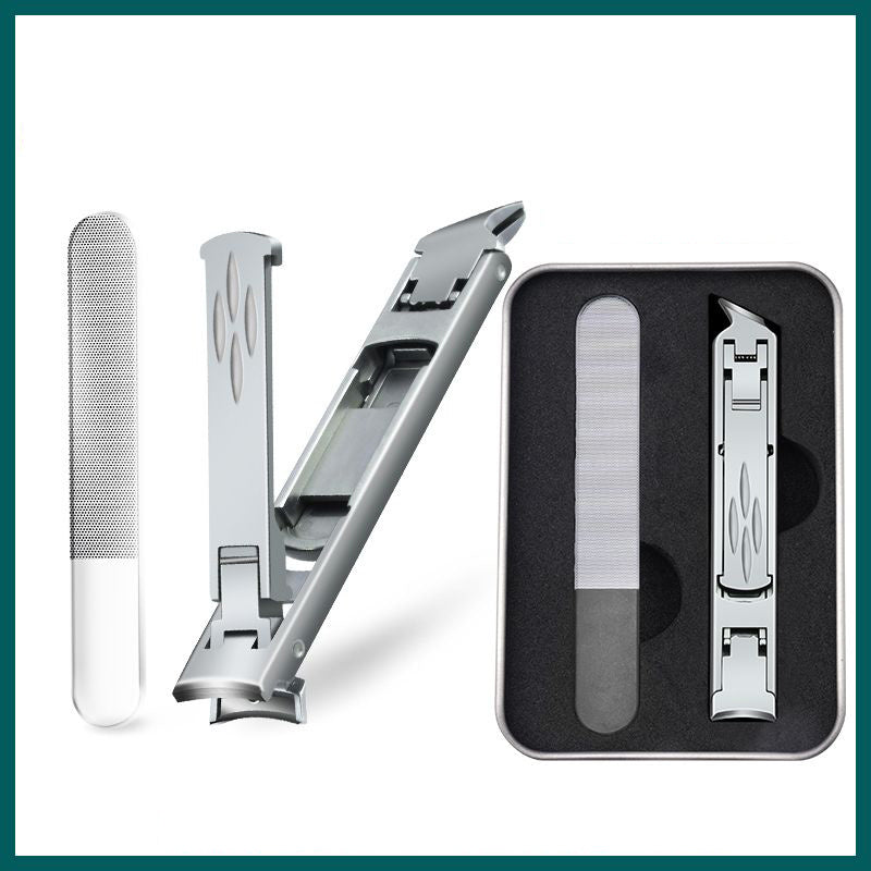 2-in-1 Nail Clipper - Fingernail & Toenail Cutter