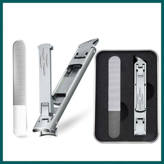 2-in-1 Nail Clipper - Fingernail & Toenail Cutter