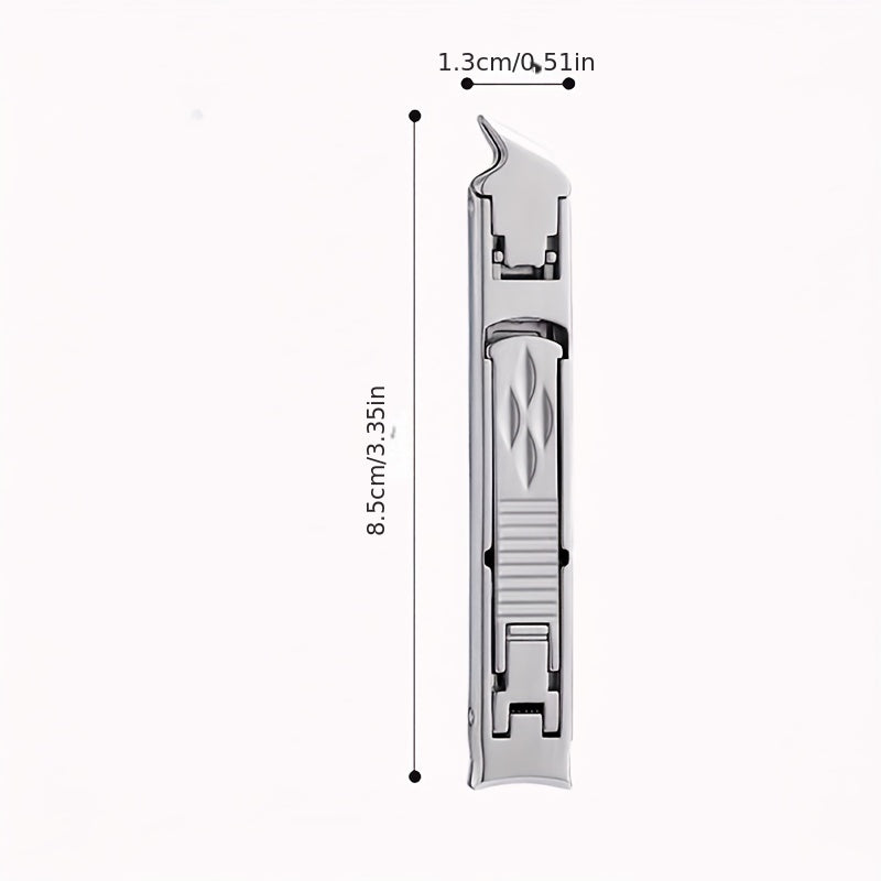2-in-1 Nail Clipper - Fingernail & Toenail Cutter