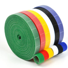 6 Rolls Hook And Loop Straps Reusable Fastening Tape