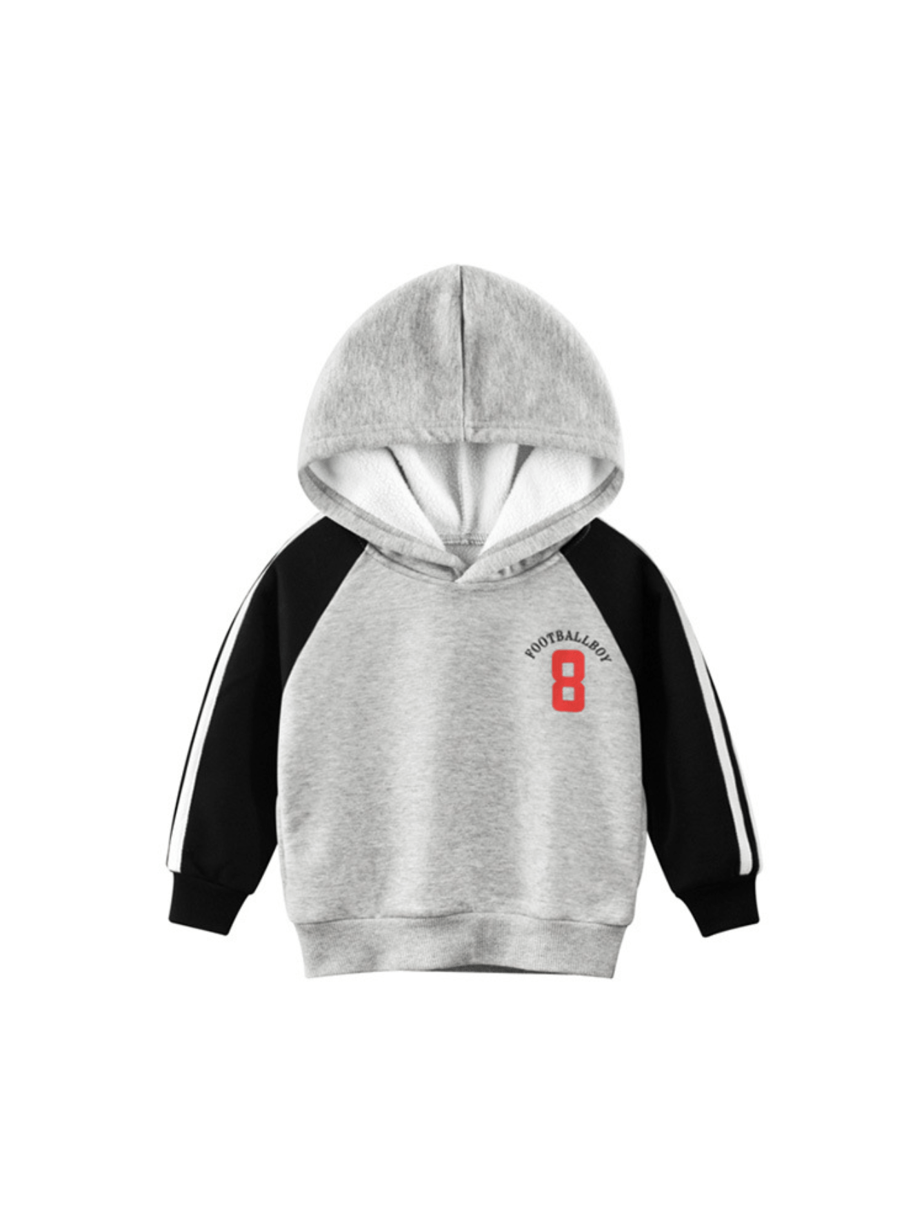 Boys Fleece Pullover Hoodie Long Sleeve Sweatshirt