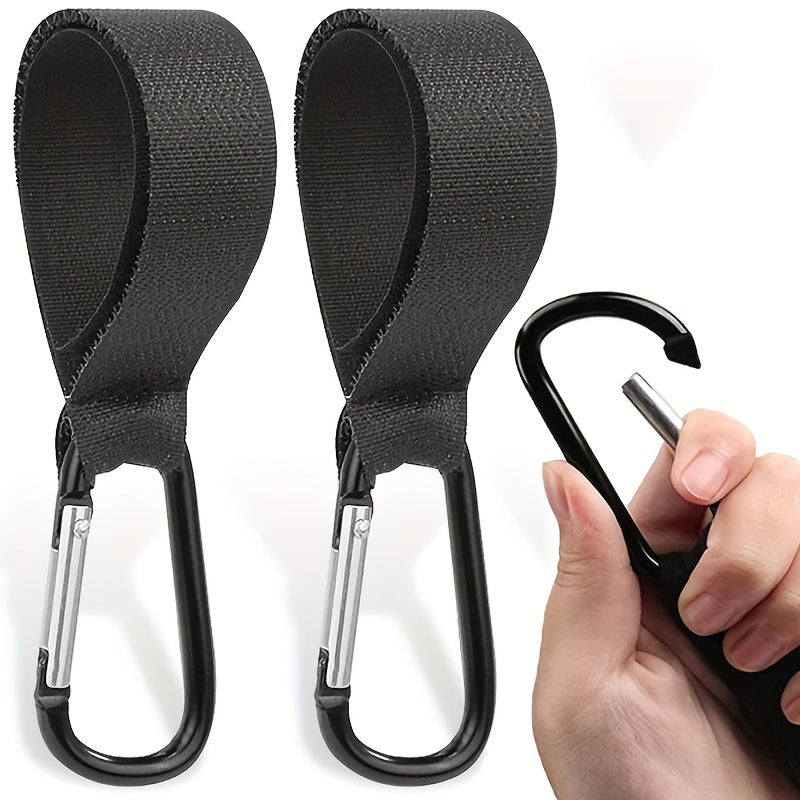 Aluminum Carabiner Stroller Hook Clip - Diaper Bag Organizer