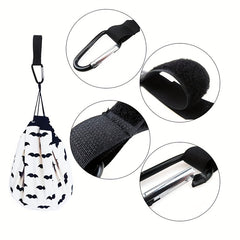 Aluminum Carabiner Stroller Hook Clip - Diaper Bag Organizer