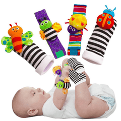 Baby Rattle Socks Learning Toy for Girl Boy